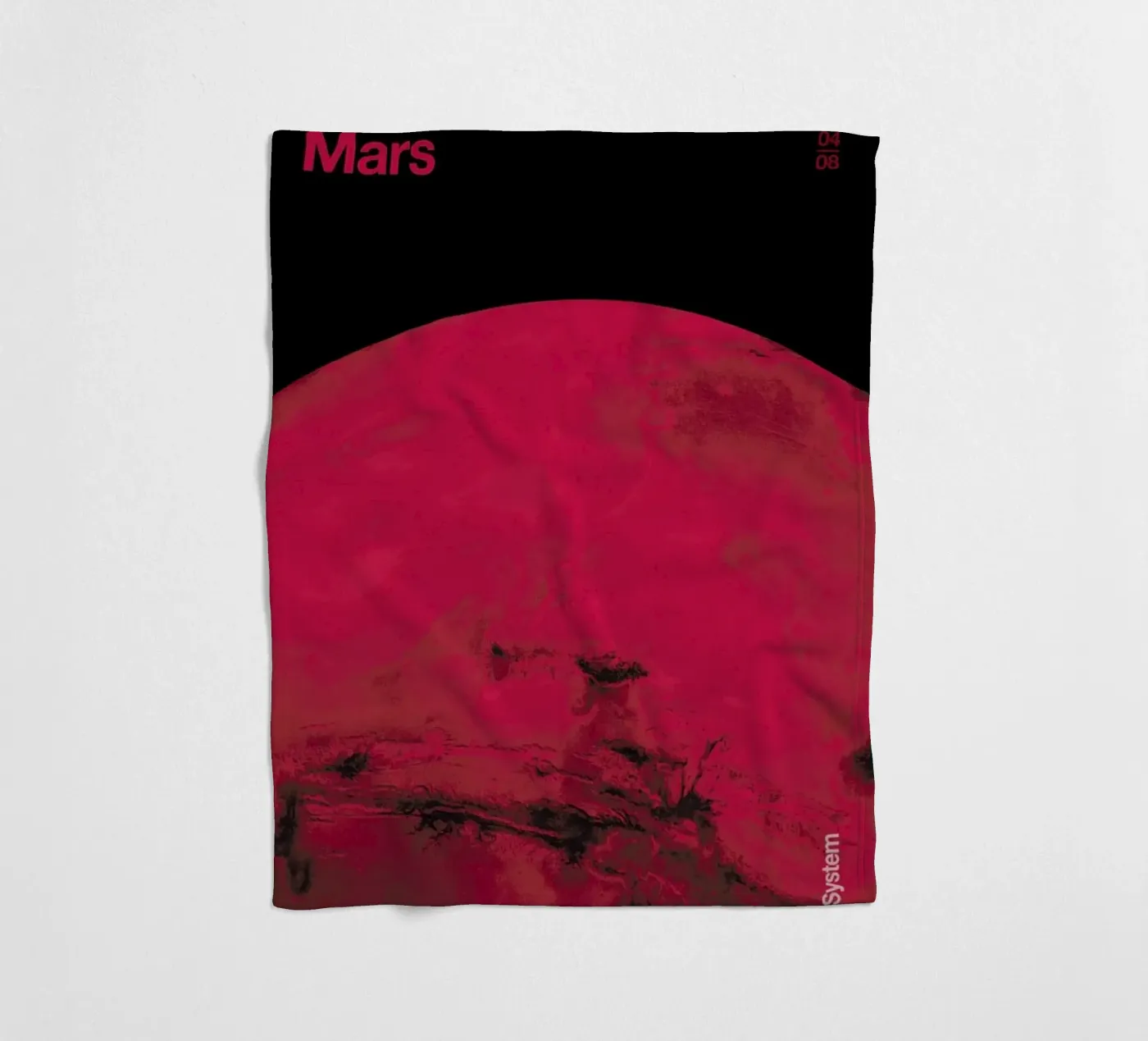 Mars plaid polaire de Florent Bodart