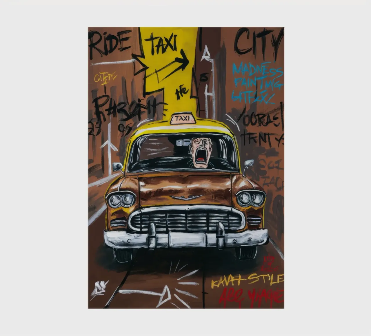 Urban Taxi Ride notebook by Muse Fragments