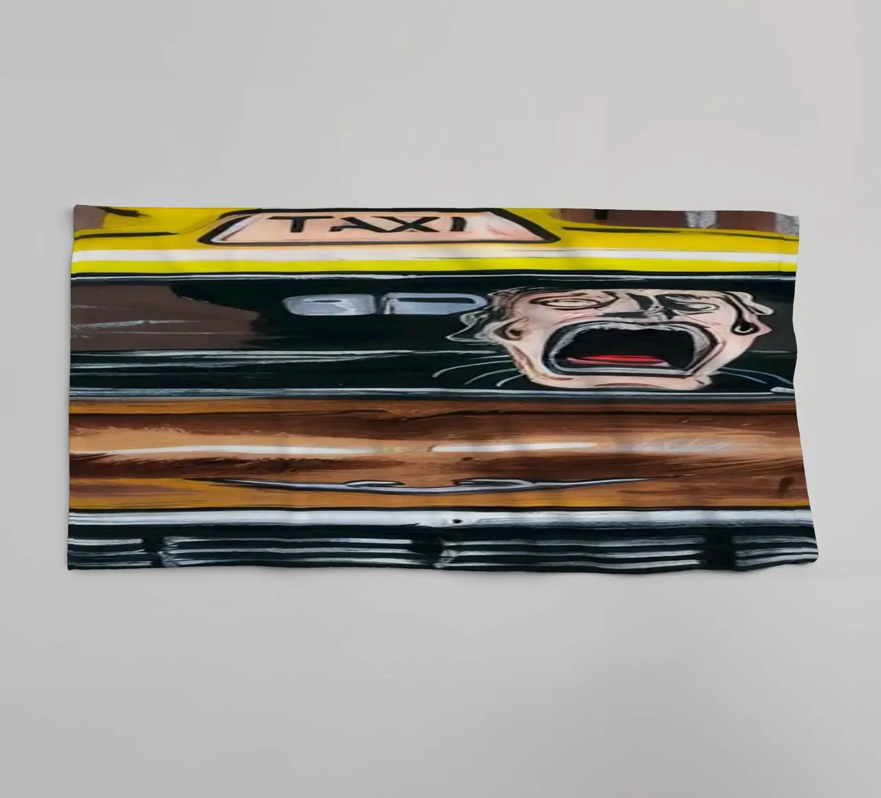 Urban Taxi Ride towel by Muse Fragments
