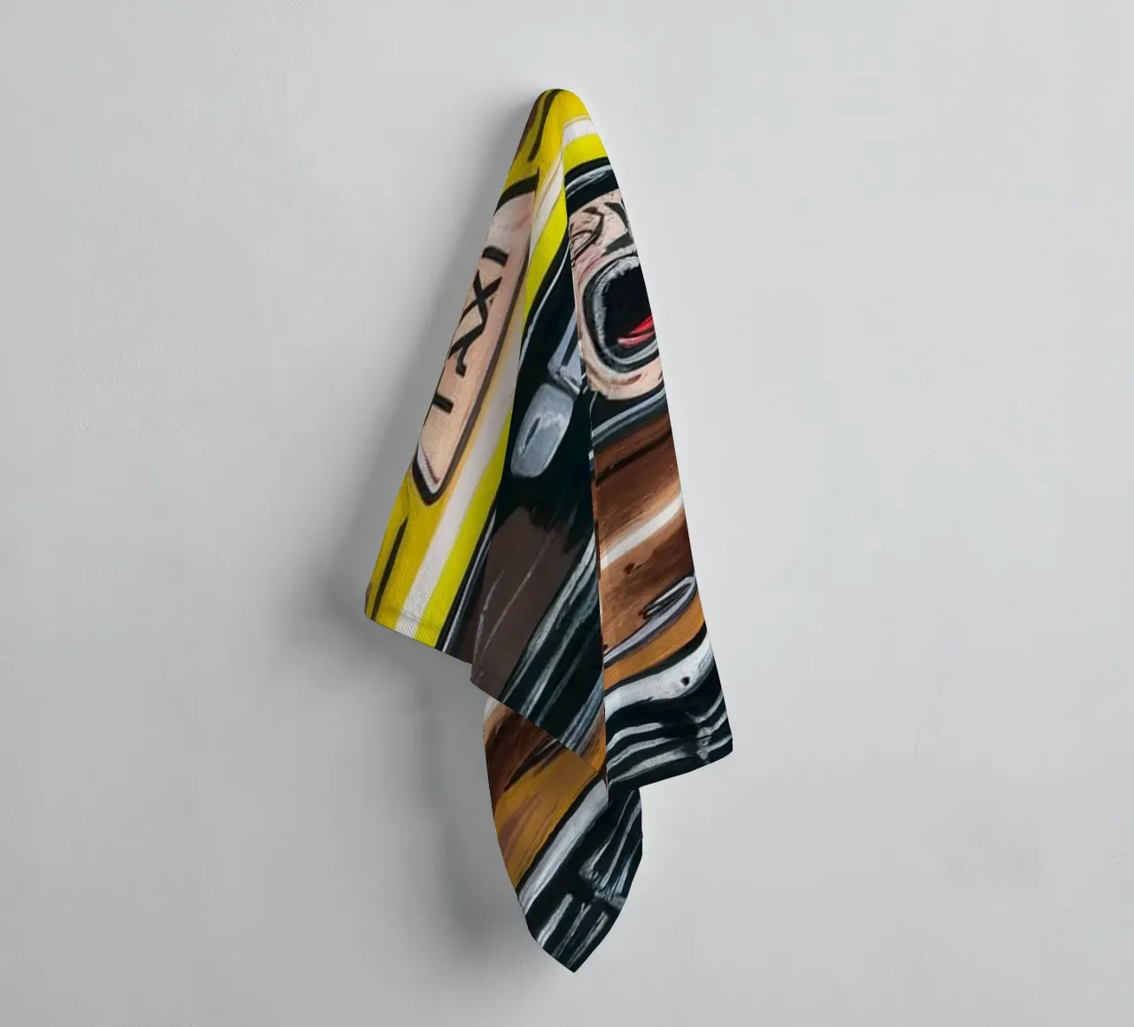 Urban Taxi Ride towel by Muse Fragments