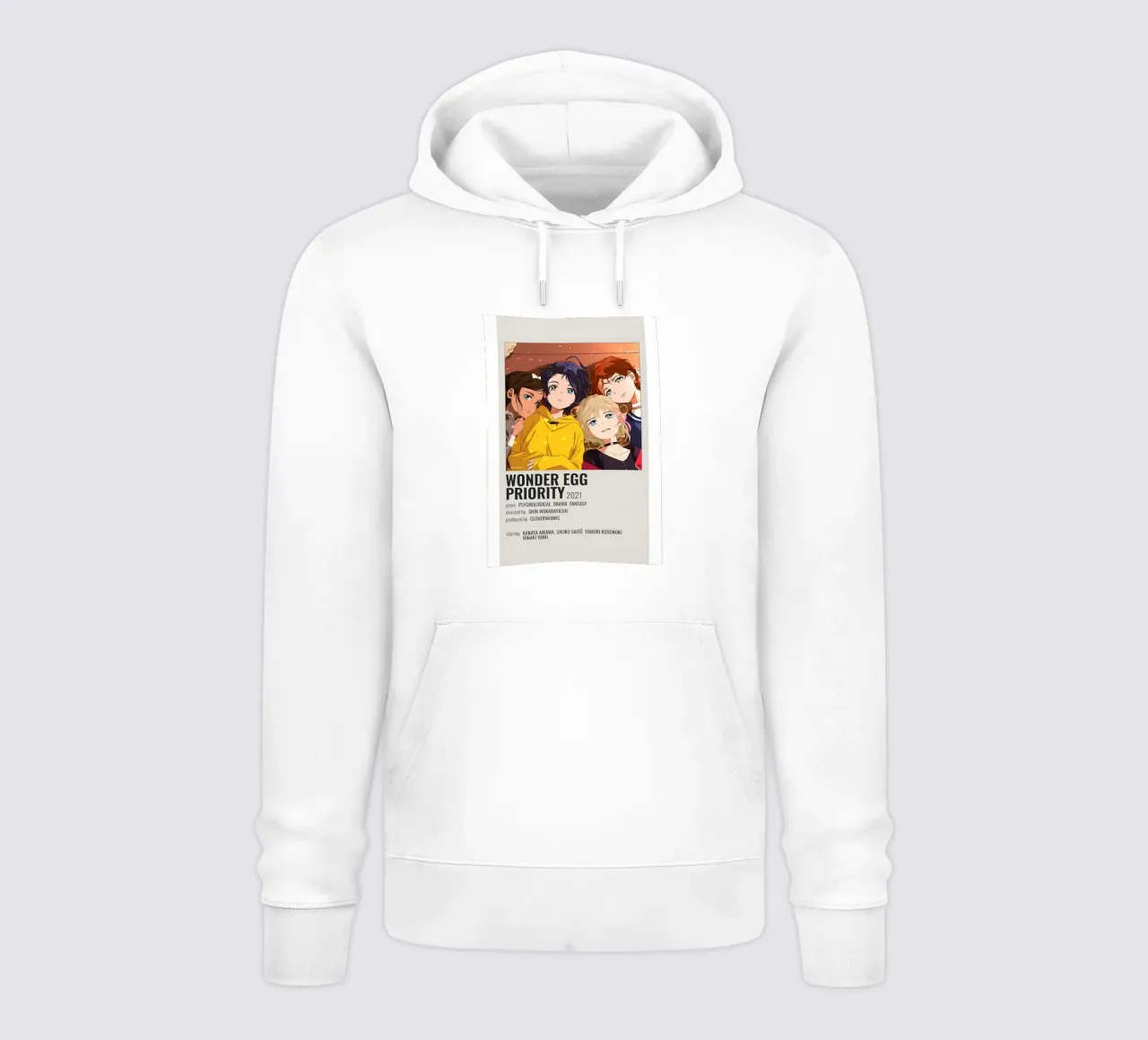 WONDER EGG PRIORITY 2021 felpa con cappuccio da Totoya