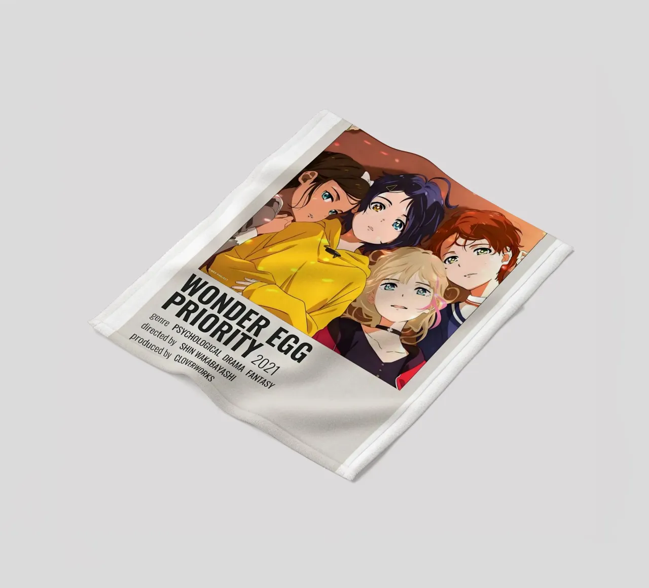 WONDER EGG PRIORITY 2021 coperta in pile da Totoya