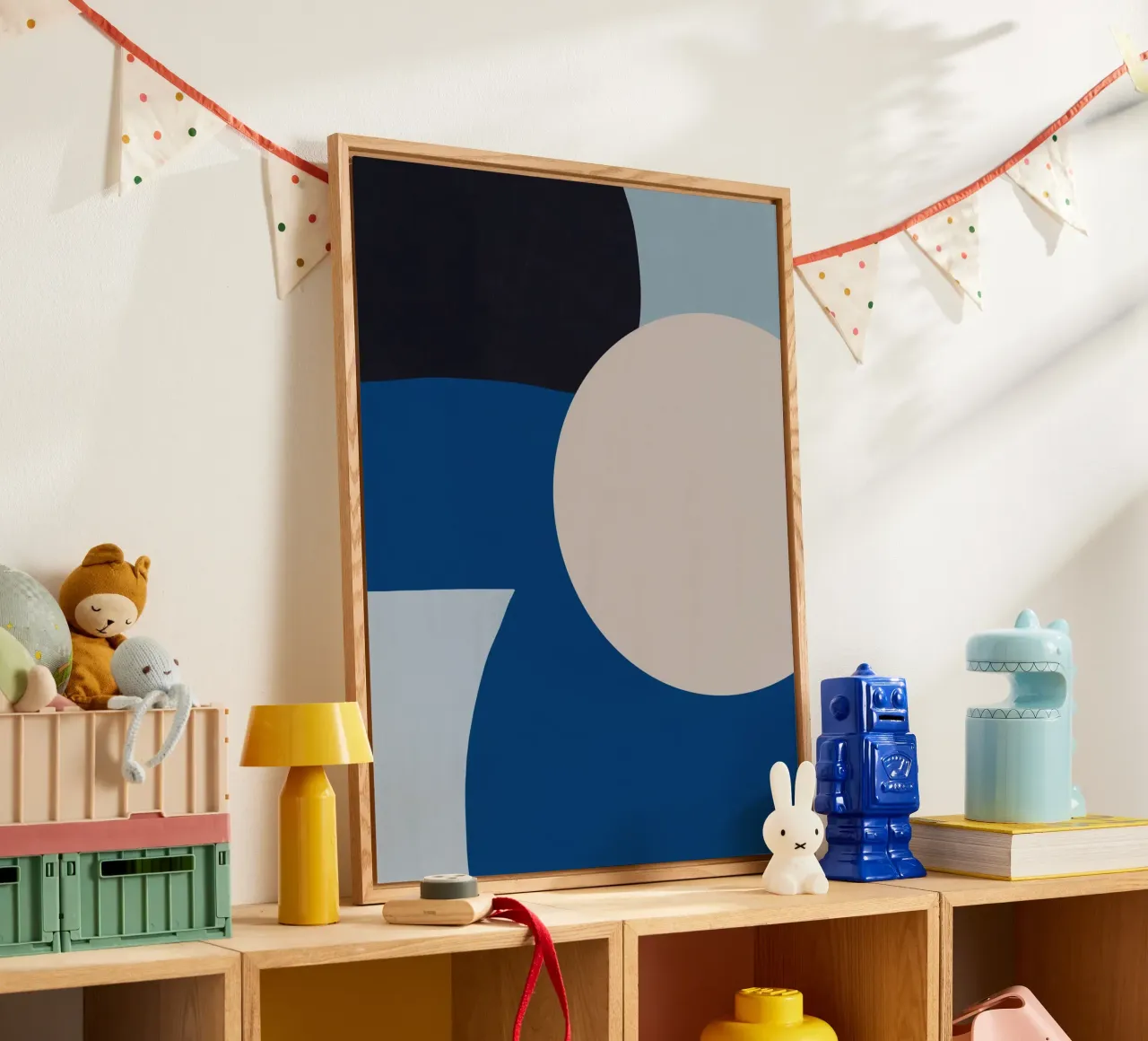 Blu minimalista plexiglass da Little Dean