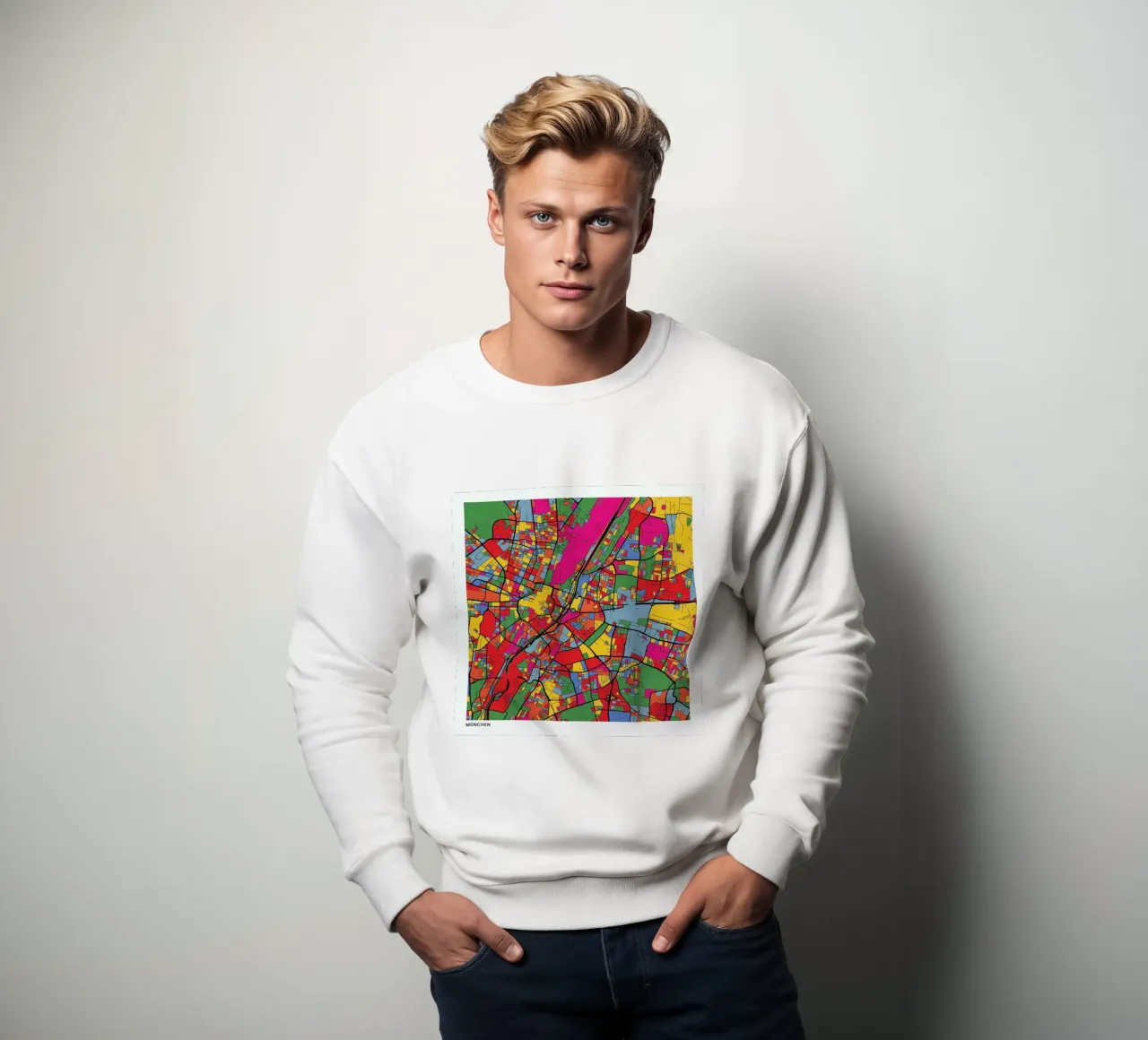 Munich felpa da The Cartography Collection