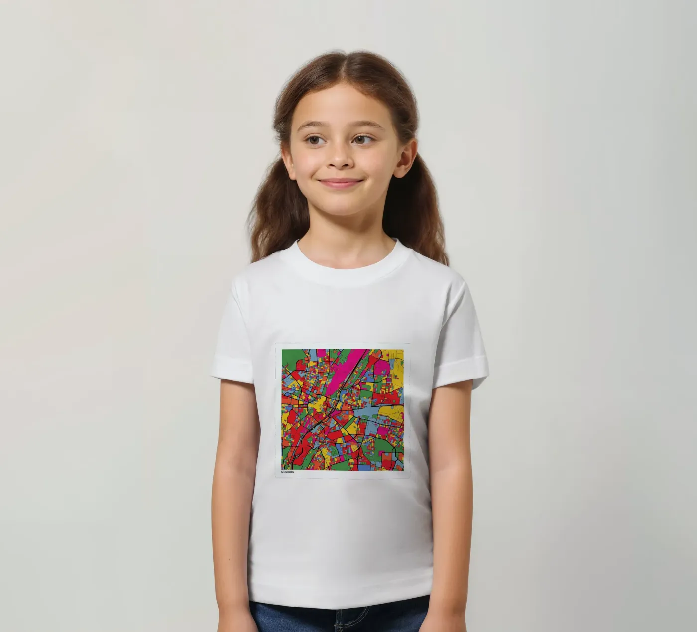 Munich t-shirt bambini da The Cartography Collection