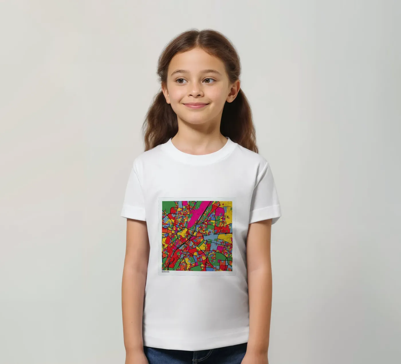 Munich t-shirt bambini da The Cartography Collection