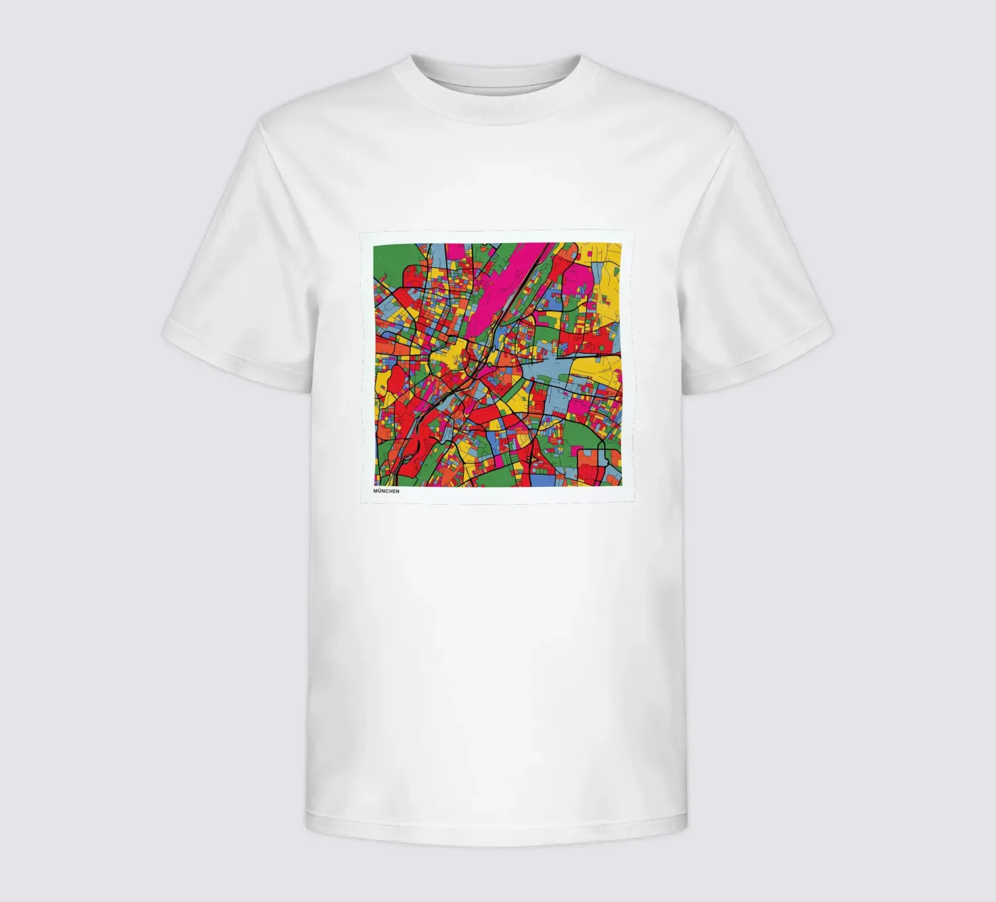 Munich t-shirt bambini da The Cartography Collection