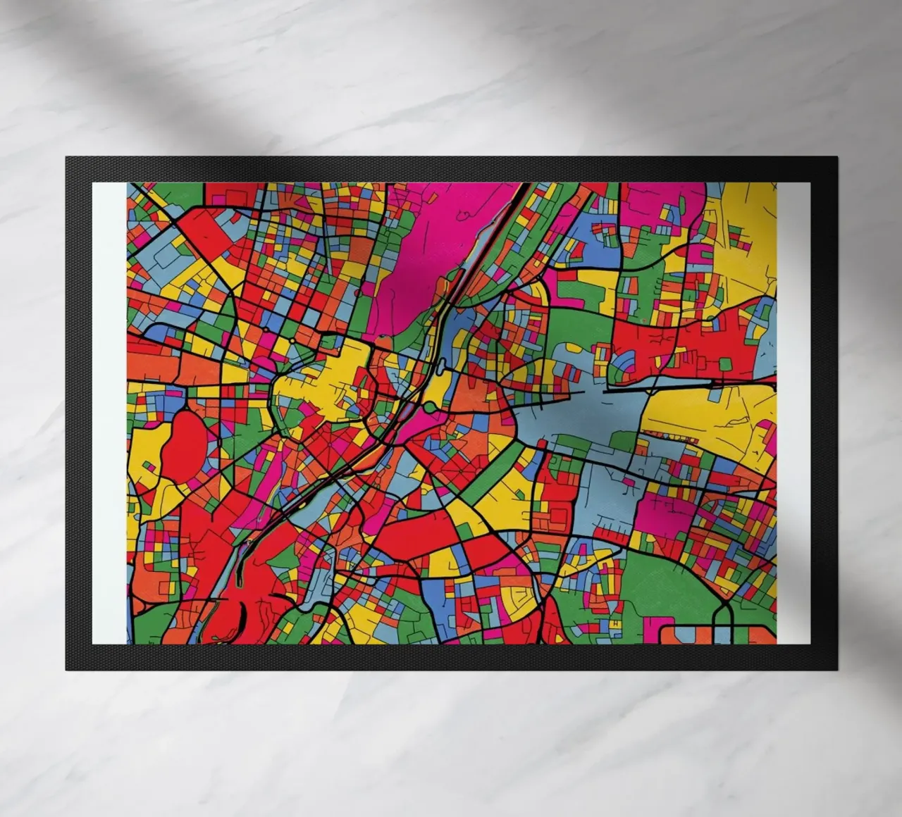 Munich doormat by The Cartography Collection