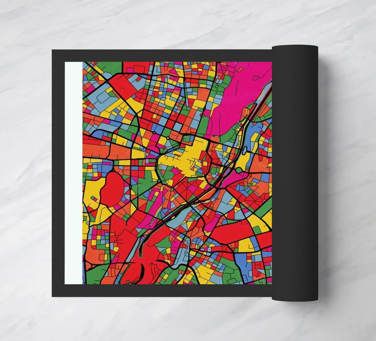 Munich doormat by The Cartography Collection