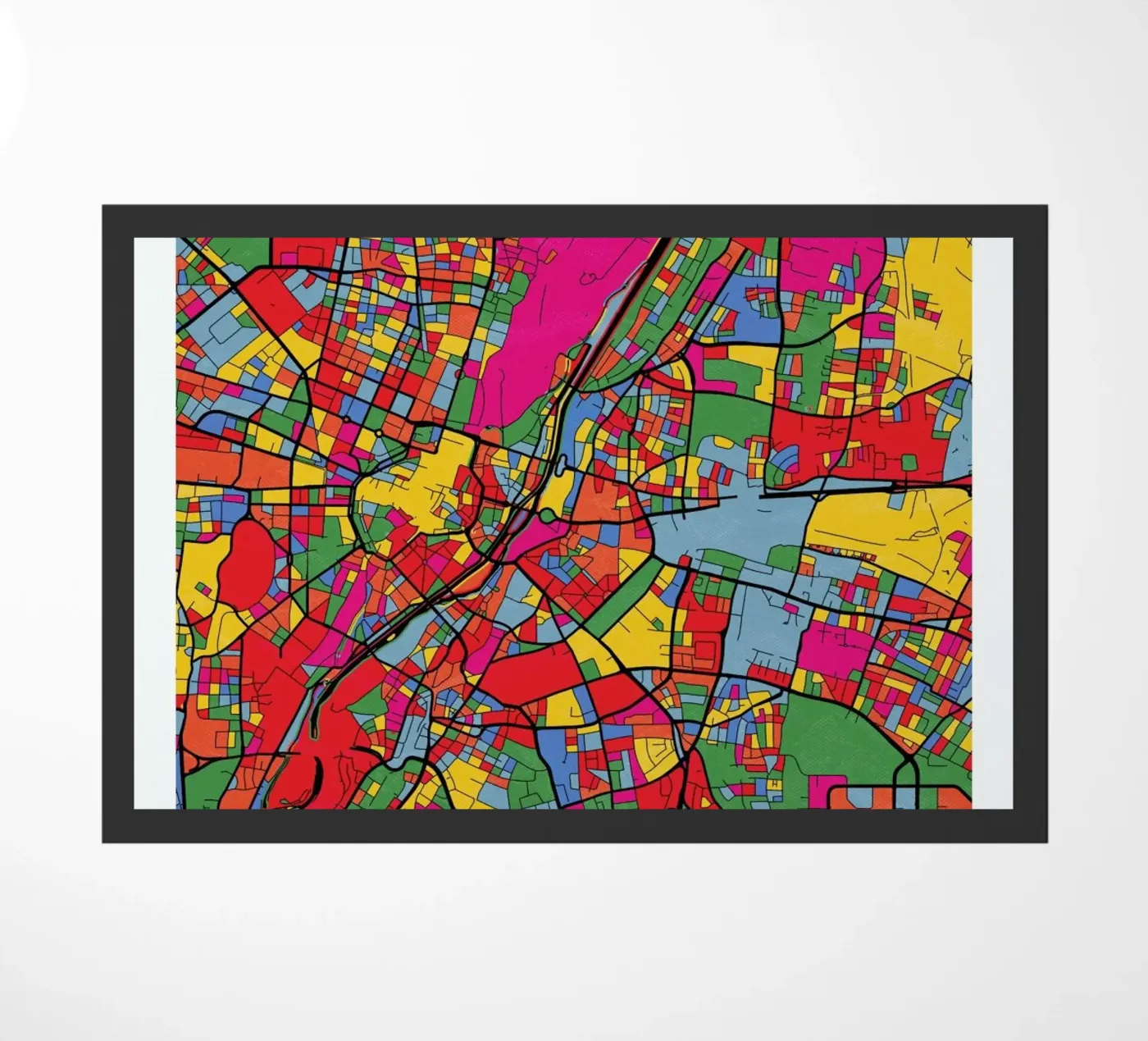 Munich Fußmatte von The Cartography Collection