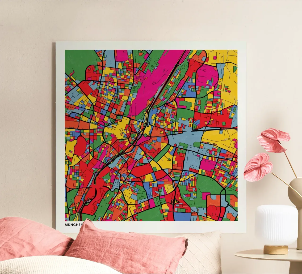 Munich plexiglass da The Cartography Collection