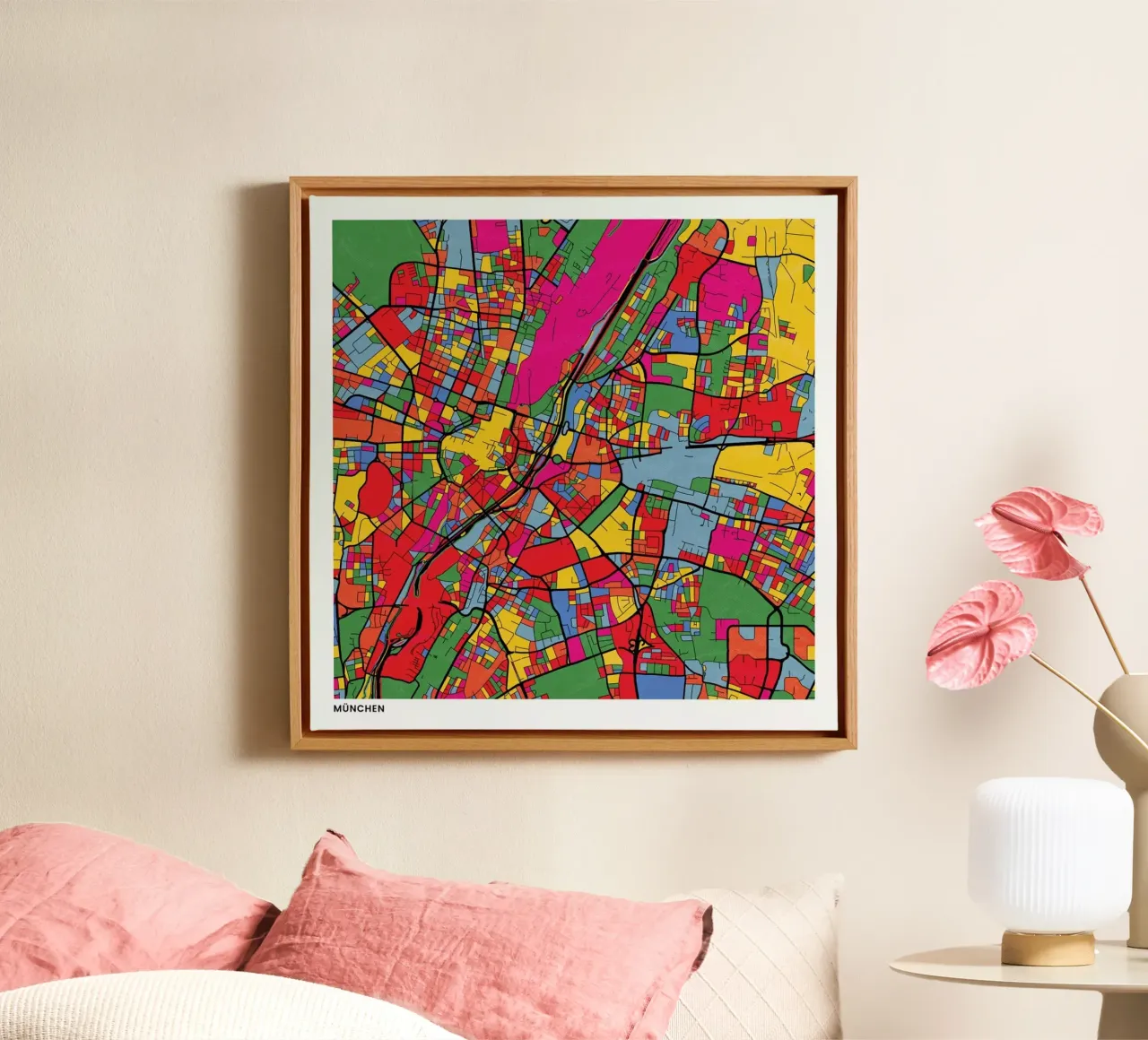 Munich tela da The Cartography Collection