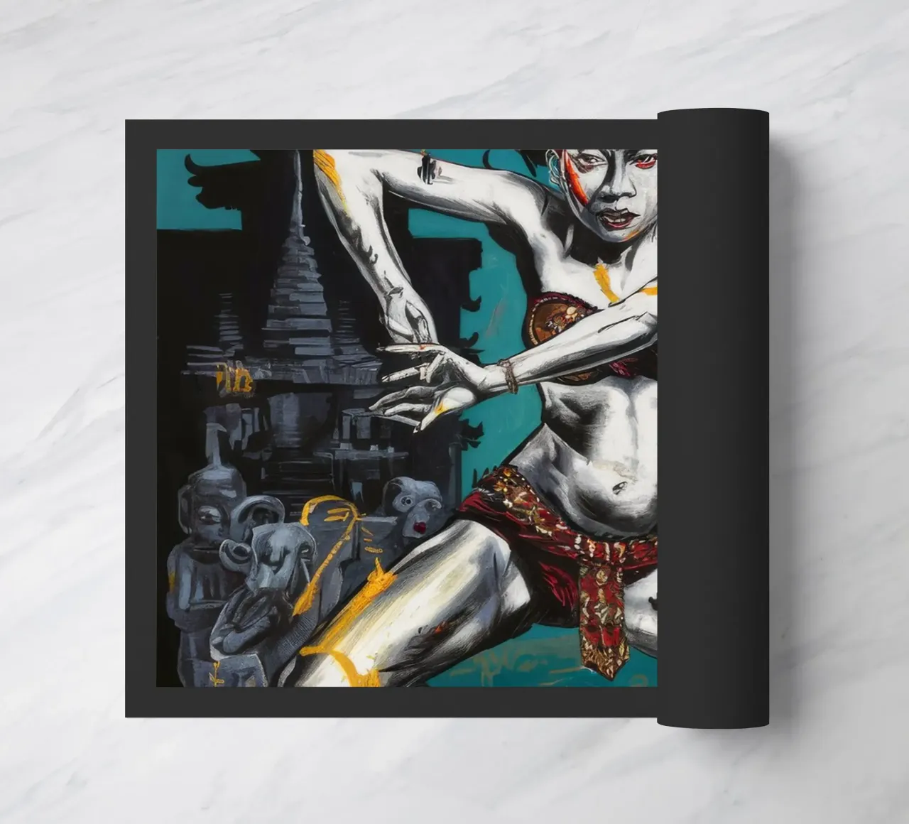 Dynamic Movements doormat by Muse Fragments