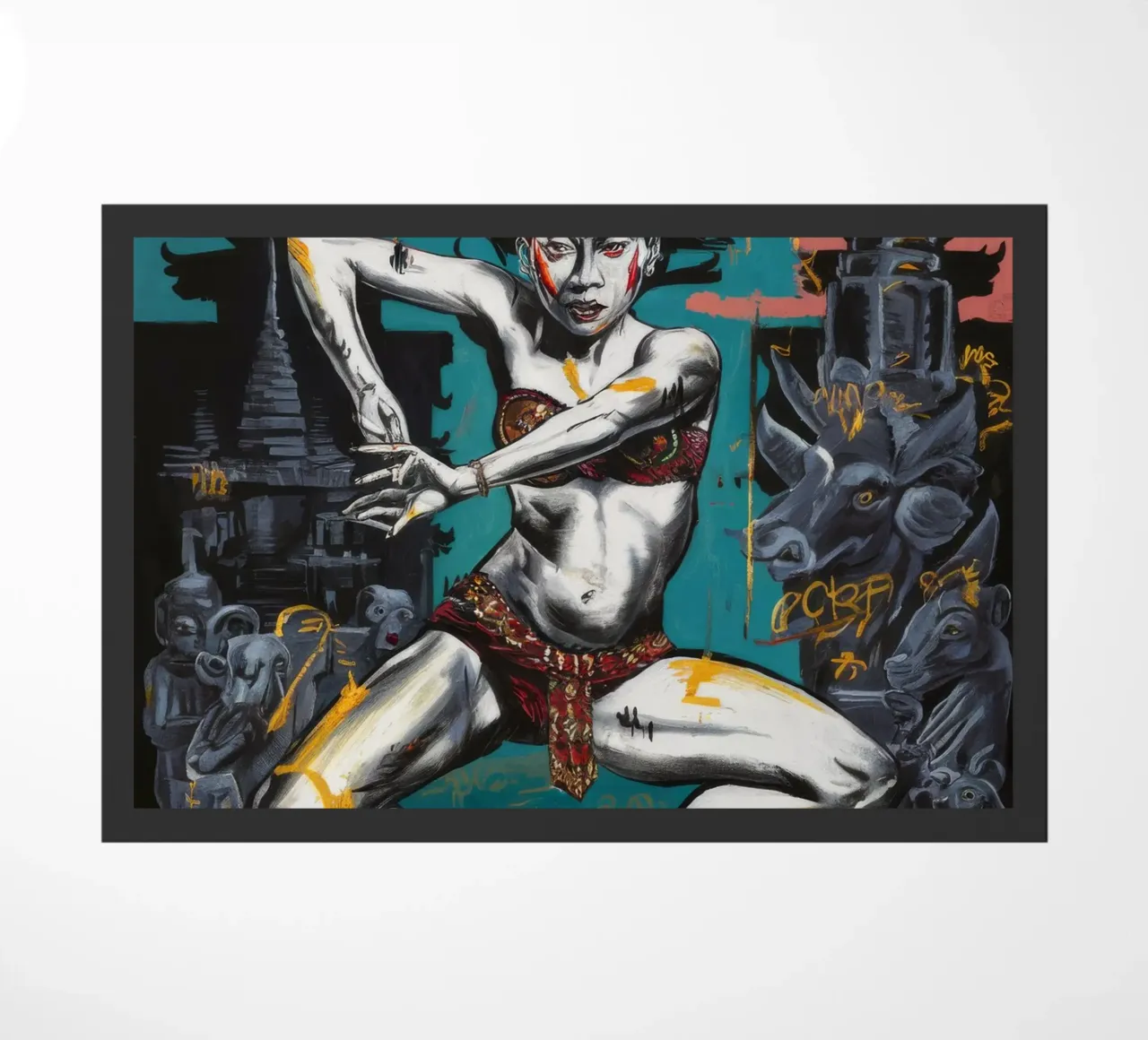 Dynamic Movements doormat by Muse Fragments