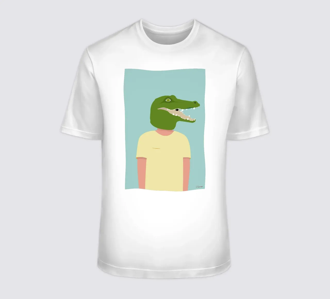 En Smuk Dag Som Krokodille t-shirt da Swen Swensøn