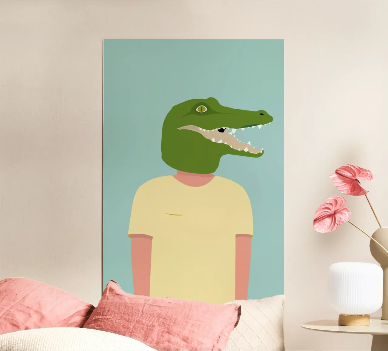 En Smuk Dag Som Krokodille hahnemühle van Swen Swensøn