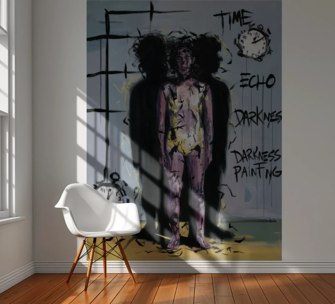 Tijd Echo Duisternis fotobehang van Muse Fragments