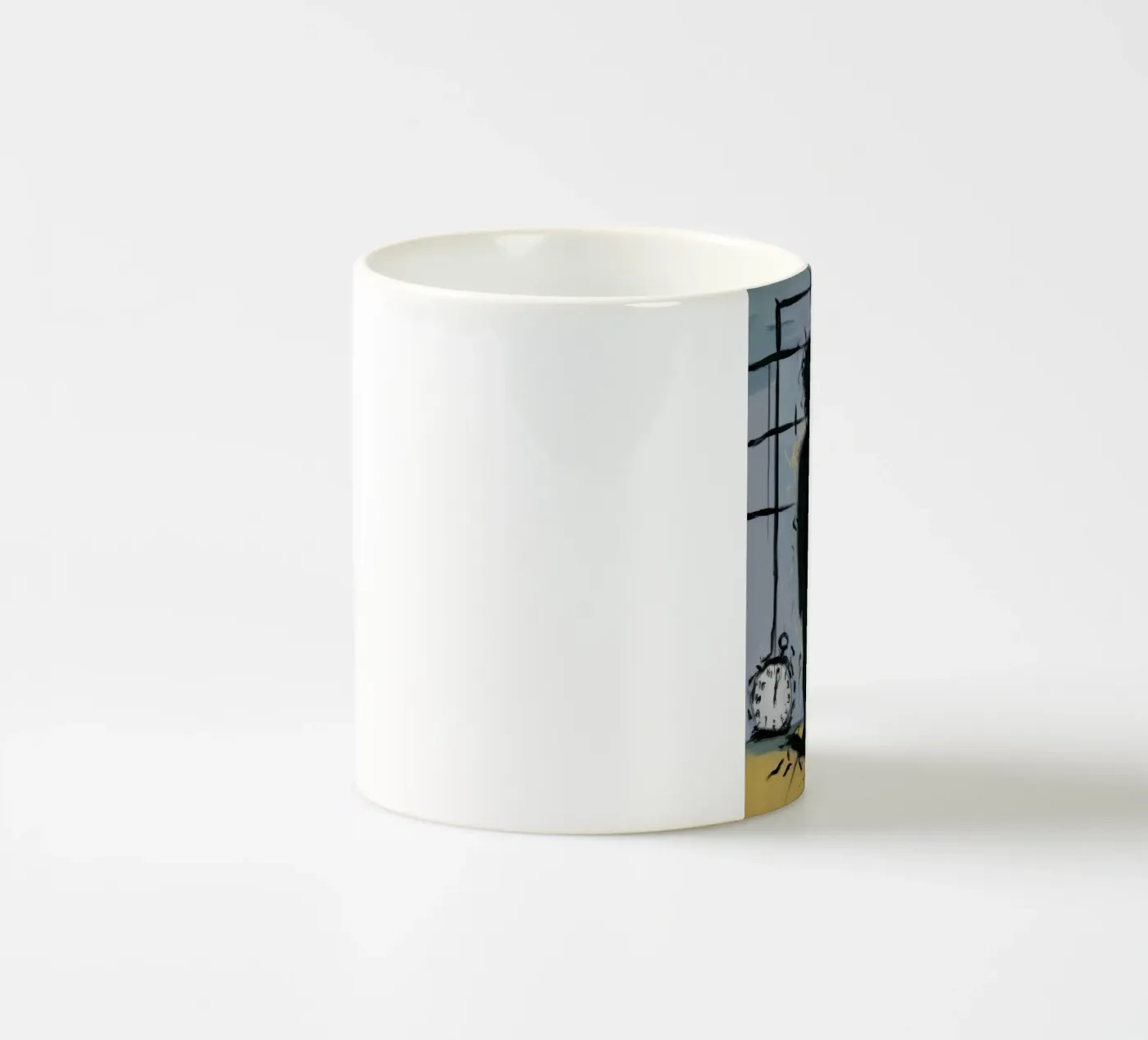 Time Echo Darkness ceramic mug by Muse Fragments