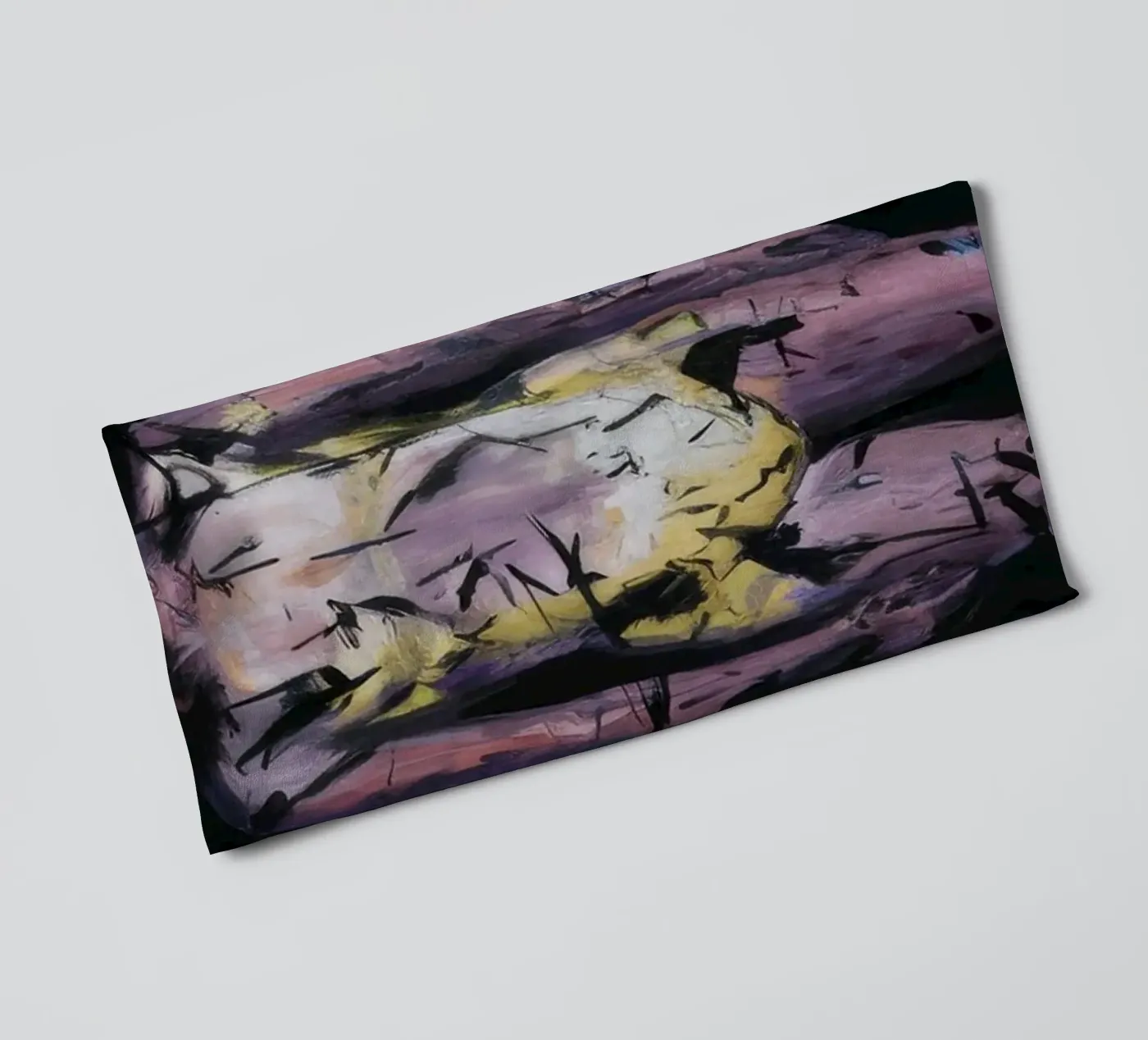 Time Echo Darkness towel by Muse Fragments