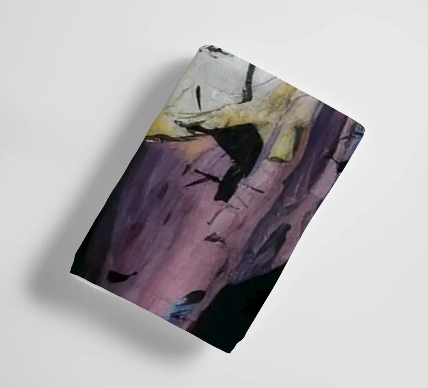 Time Echo Darkness towel by Muse Fragments