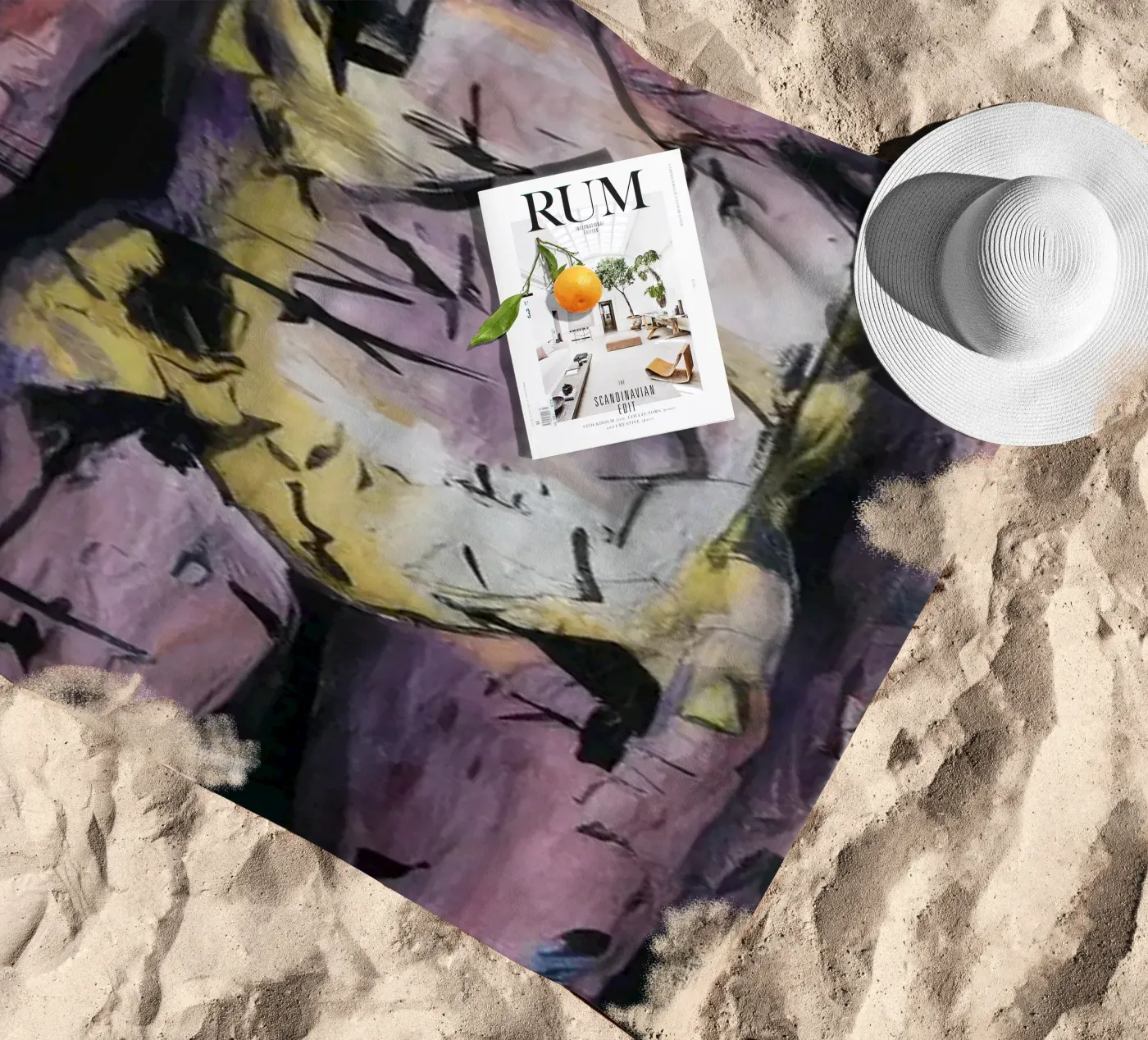 Time Echo Darkness beach towel by Muse Fragments