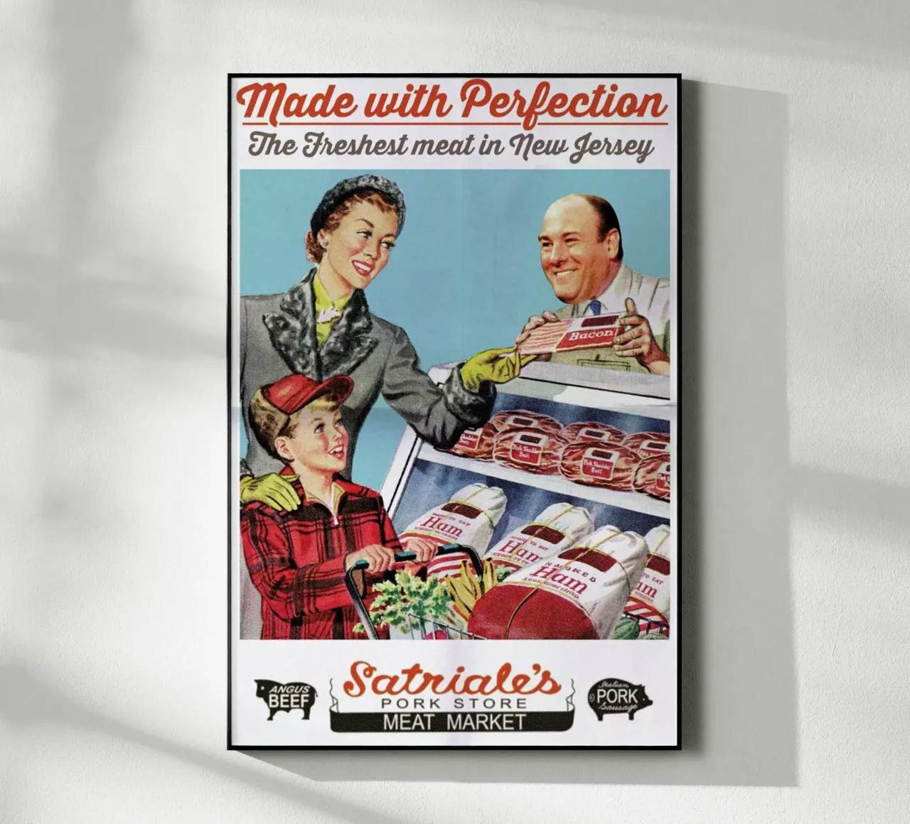 Satriale's acrylic glass by Ads Libitum