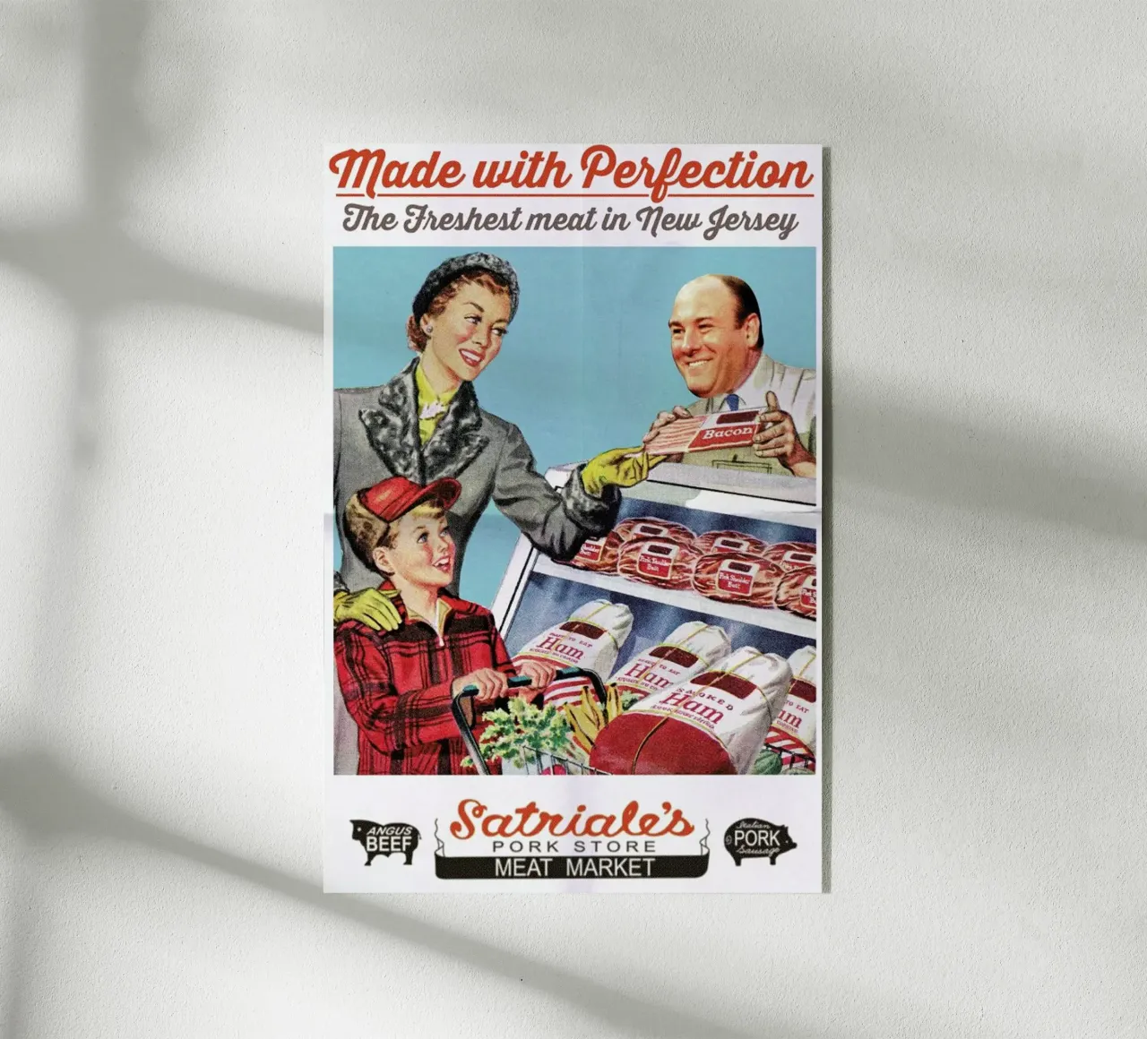 Satriale's acrylic glass by Ads Libitum