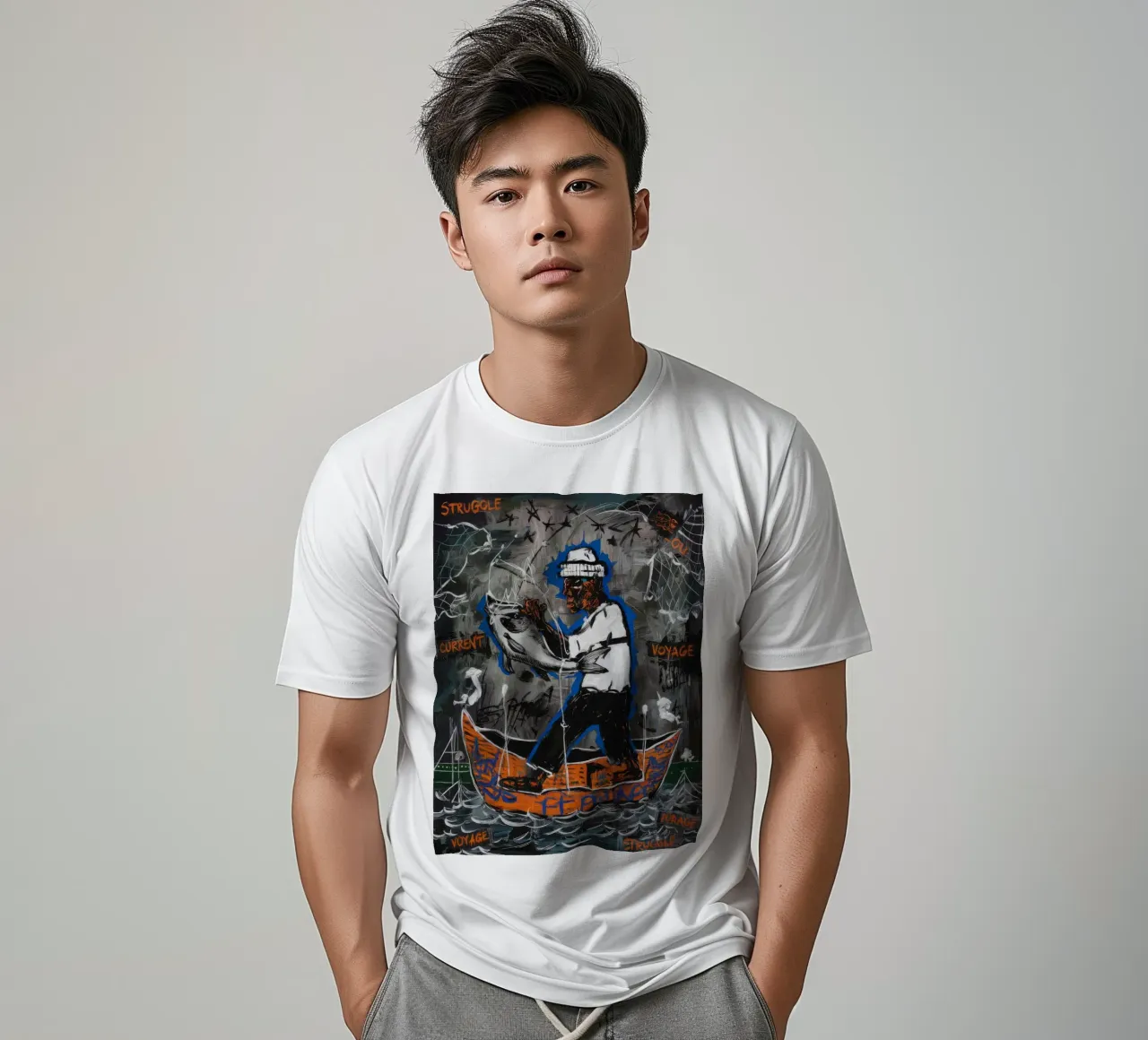 Lutte Voyage en cours t-shirt de Muse Fragments