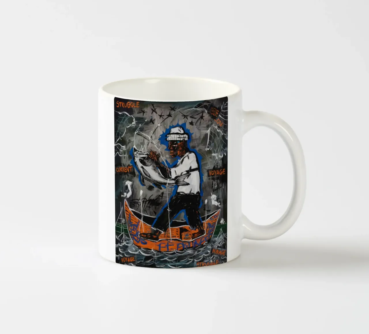 Viaggio a corrente alternata tazza in ceramica da Muse Fragments
