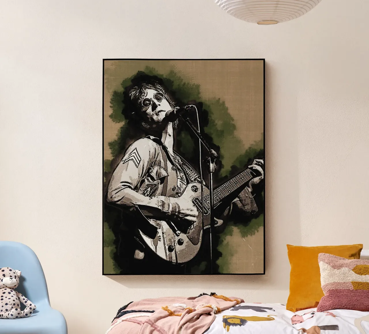 Manchar a John Lennon metacrilato de Gunawan Rb