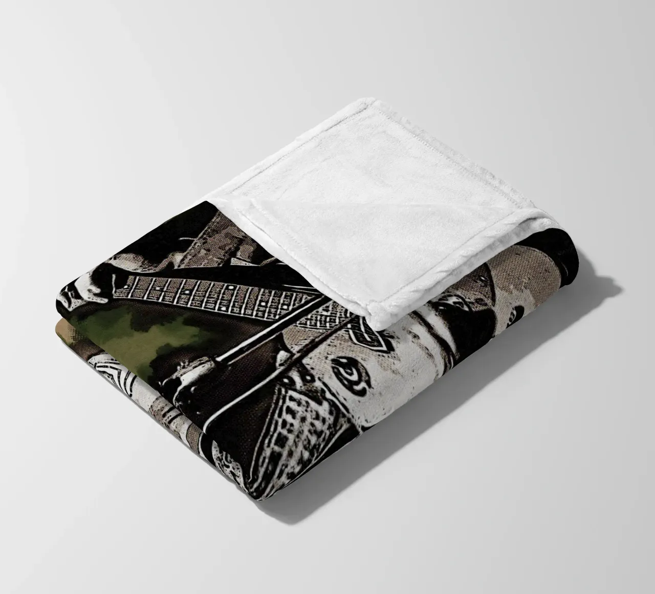 Smudge John Lennon Fleecedecke von Gunawan Rb