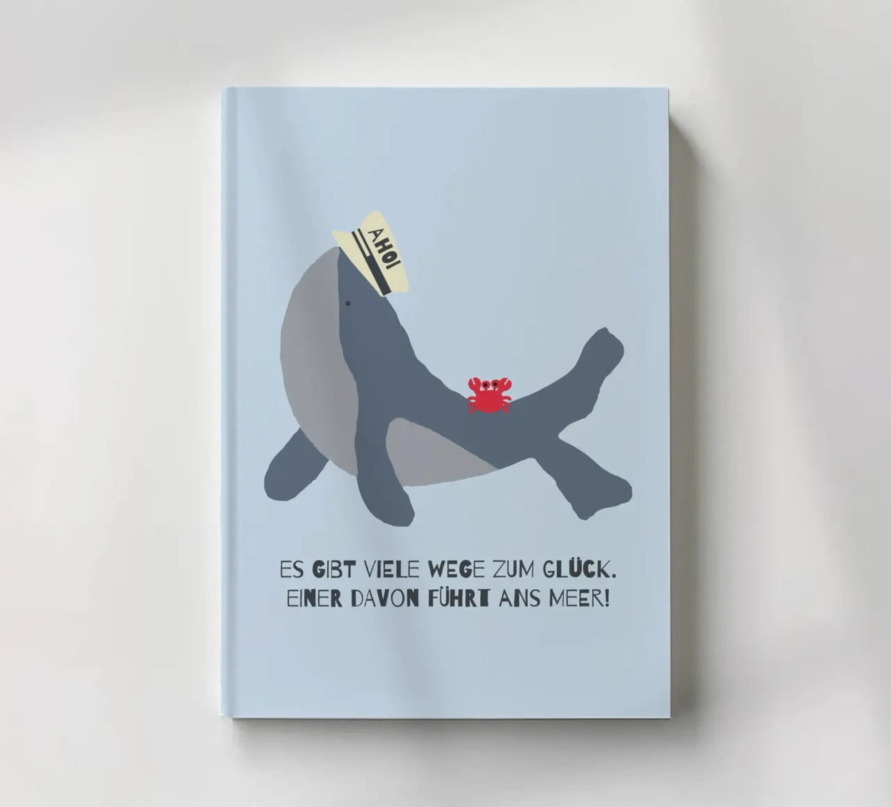 Wege zum Glück (Meer) - Wal notebook by maramirage
