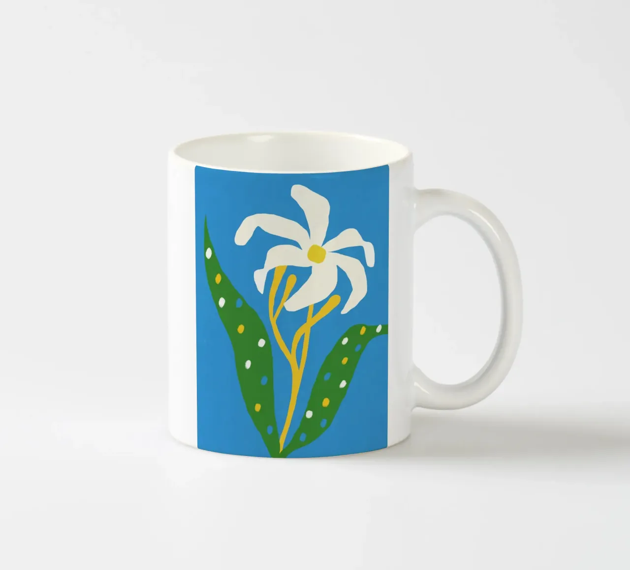 Sbocciano colori audaci tazza in ceramica da Little Dean