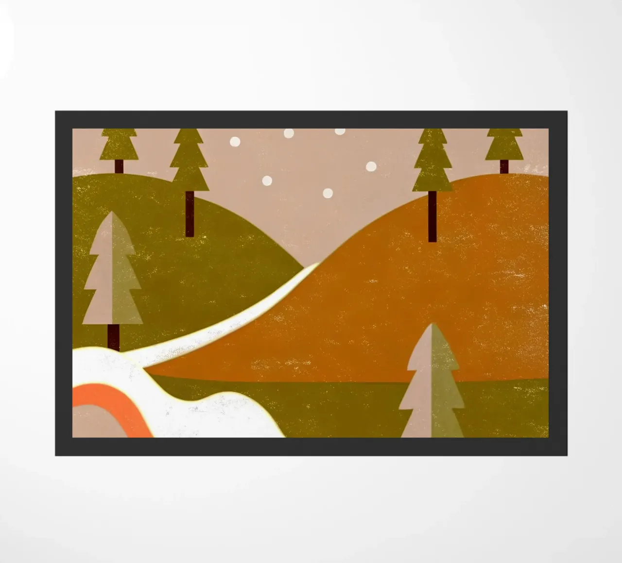 Buon Natale Retro Pop zerbino da THE LATEST SHOP