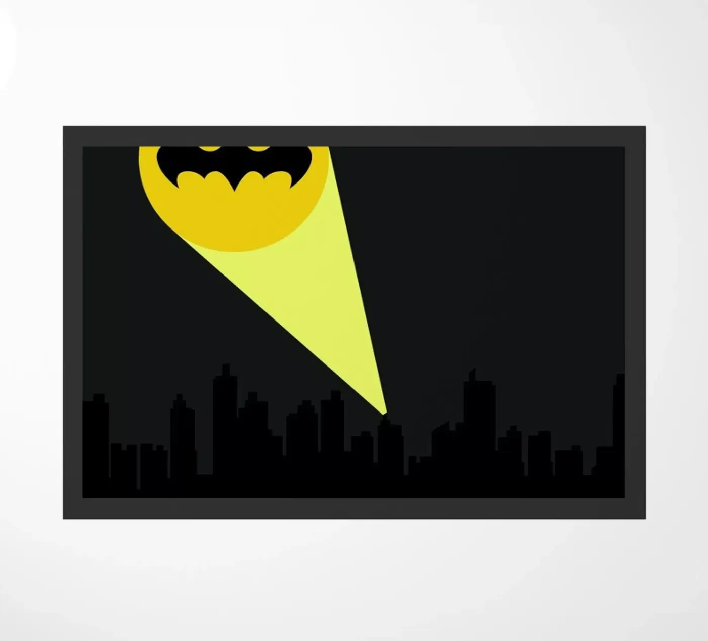 Bat doormat by Rafa Gomes