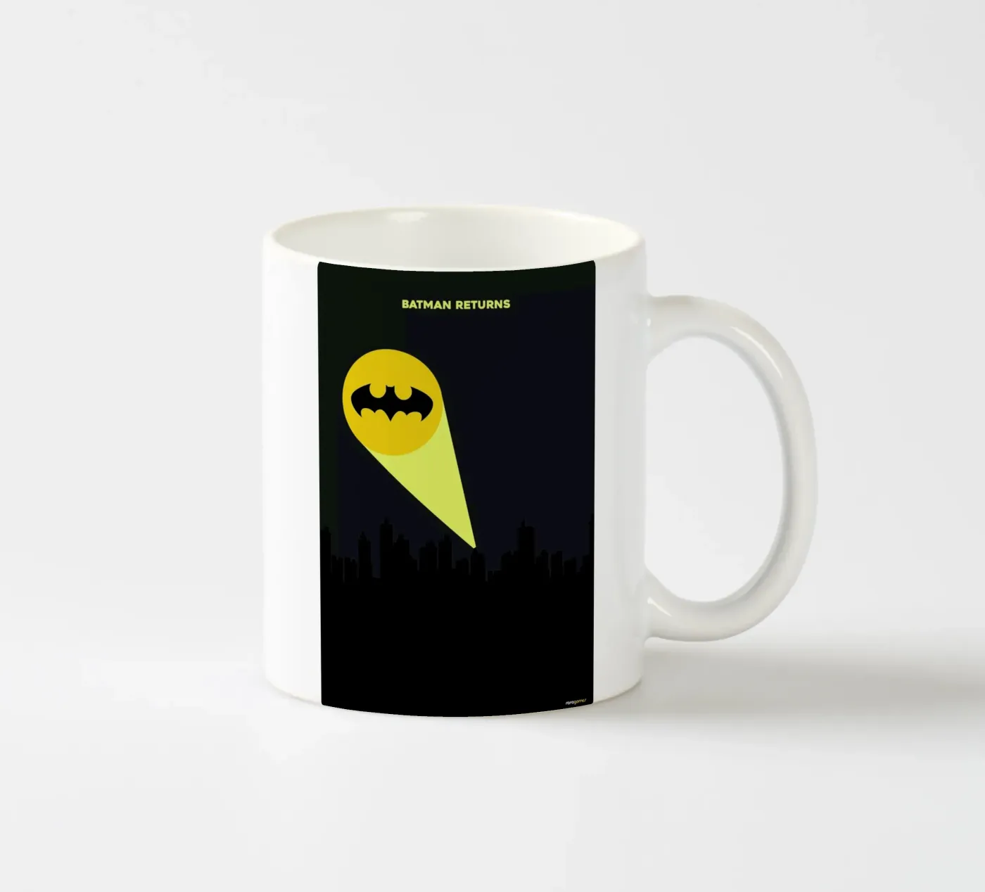 Bat ceramic mug by Rafa Gomes