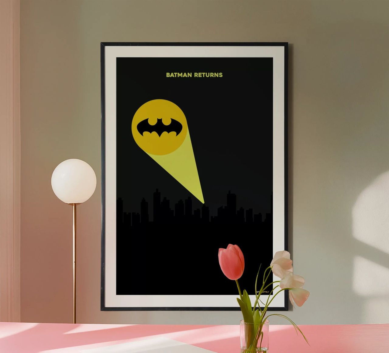Bat poster by Rafa Gomes