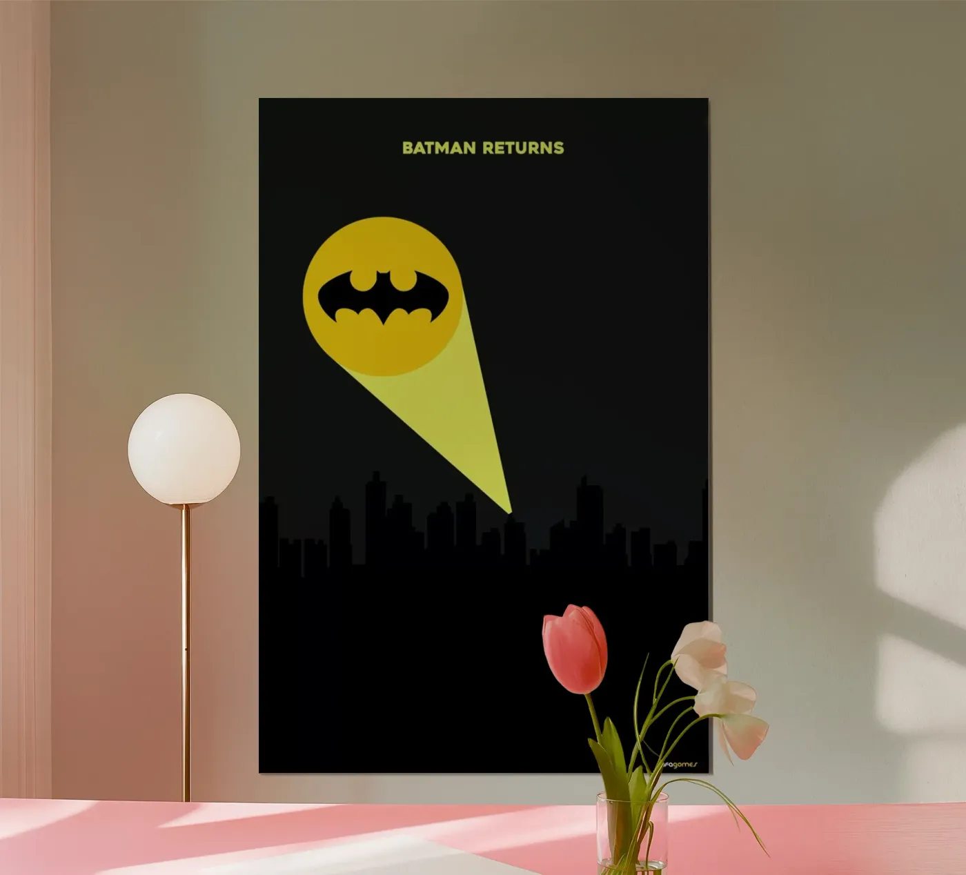 Bat Poster von Rafa Gomes