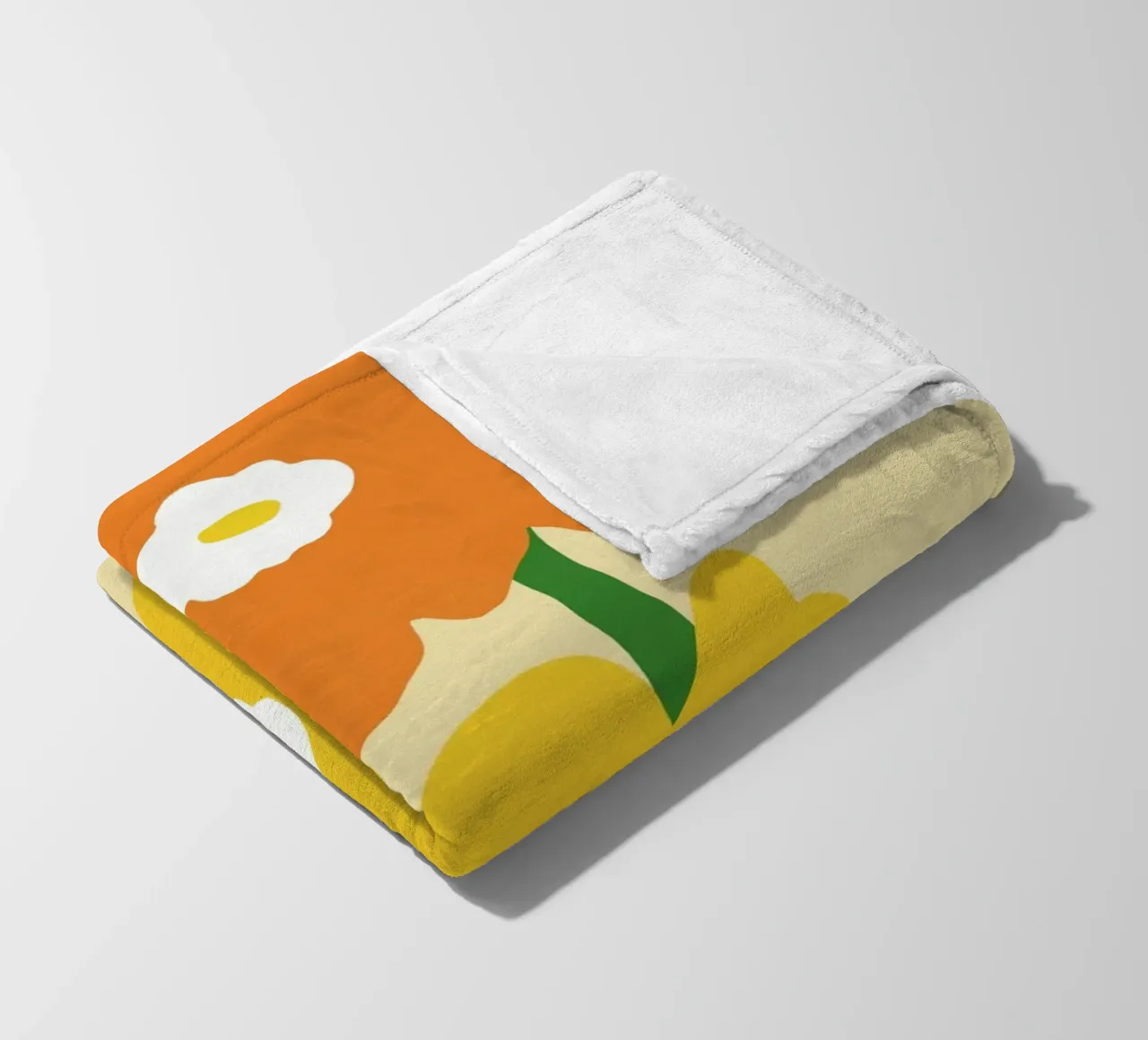 Fiori vivaci e allegri coperta in pile da Little Dean