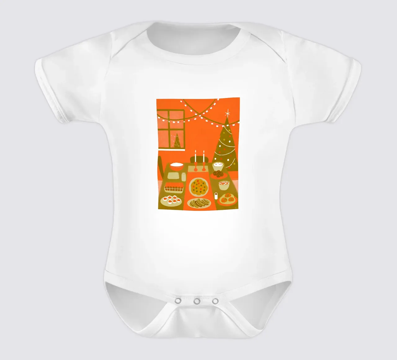 Feliz Navidad Retro Pop body de bebé de THE LATEST SHOP