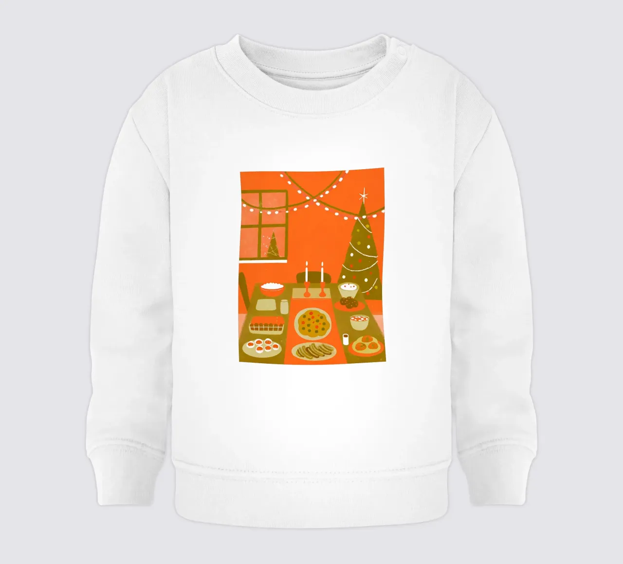 Buon Natale Retro Pop felpa neonato da THE LATEST SHOP