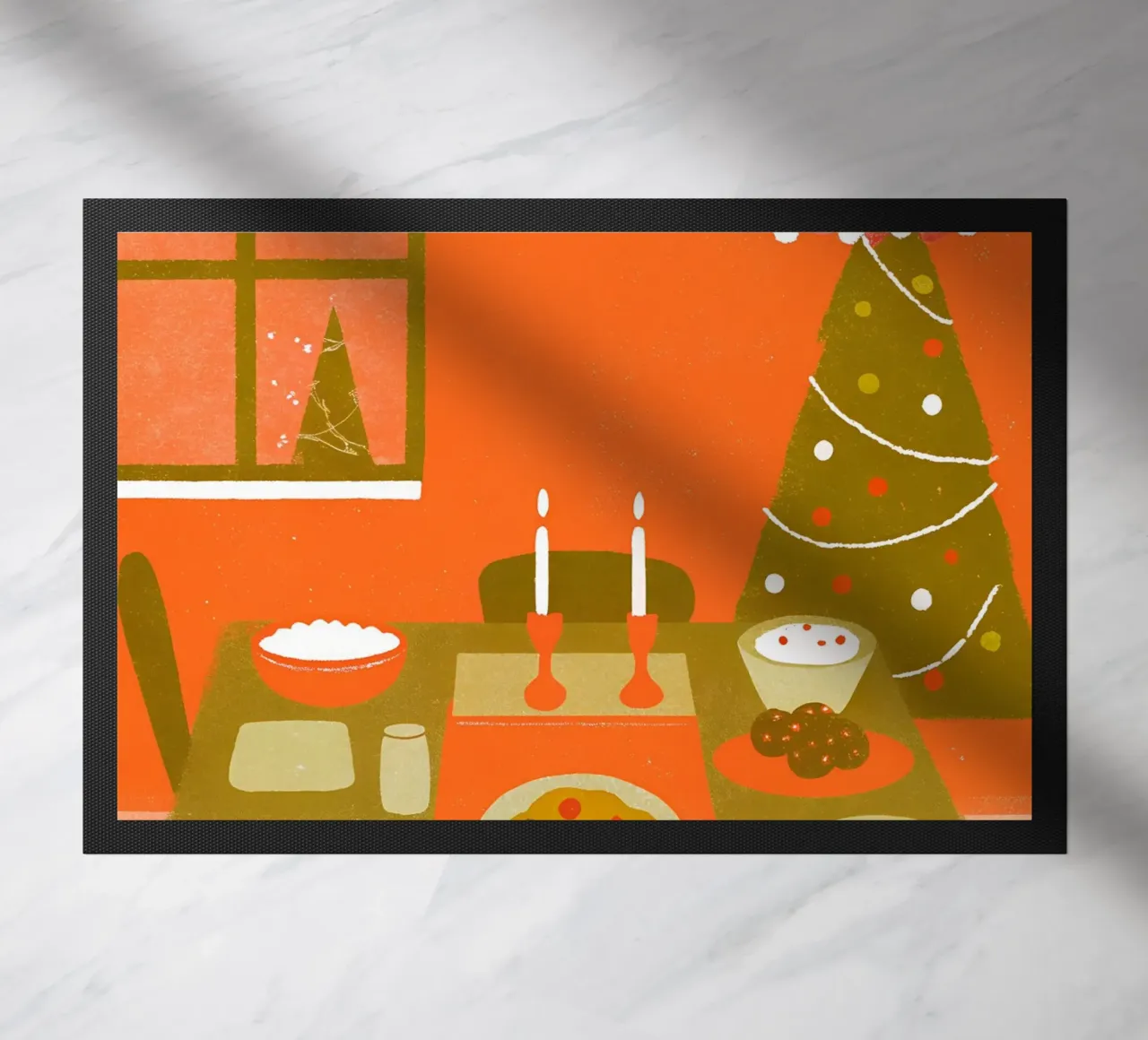 Buon Natale Retro Pop zerbino da THE LATEST SHOP