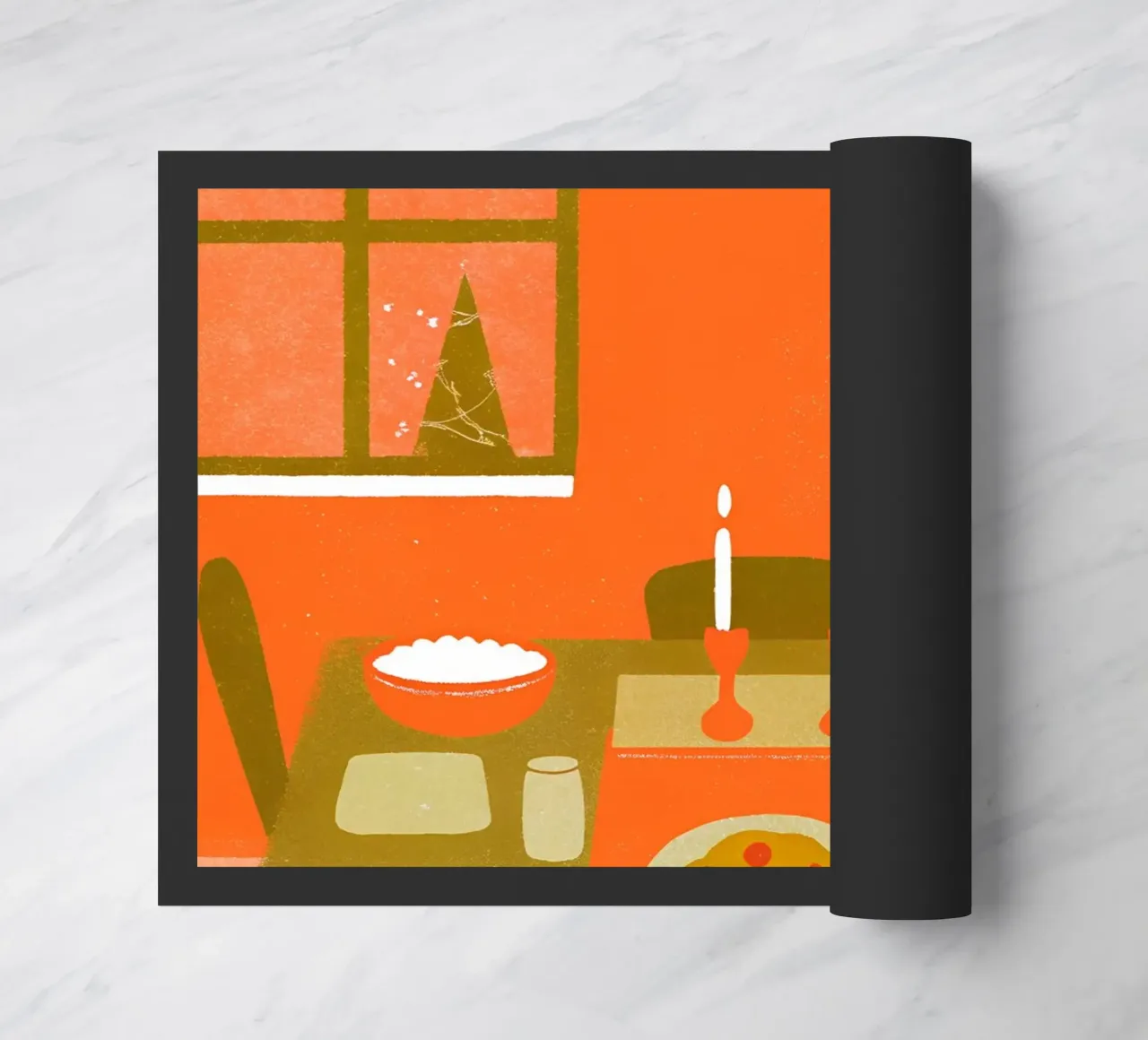 Buon Natale Retro Pop zerbino da THE LATEST SHOP