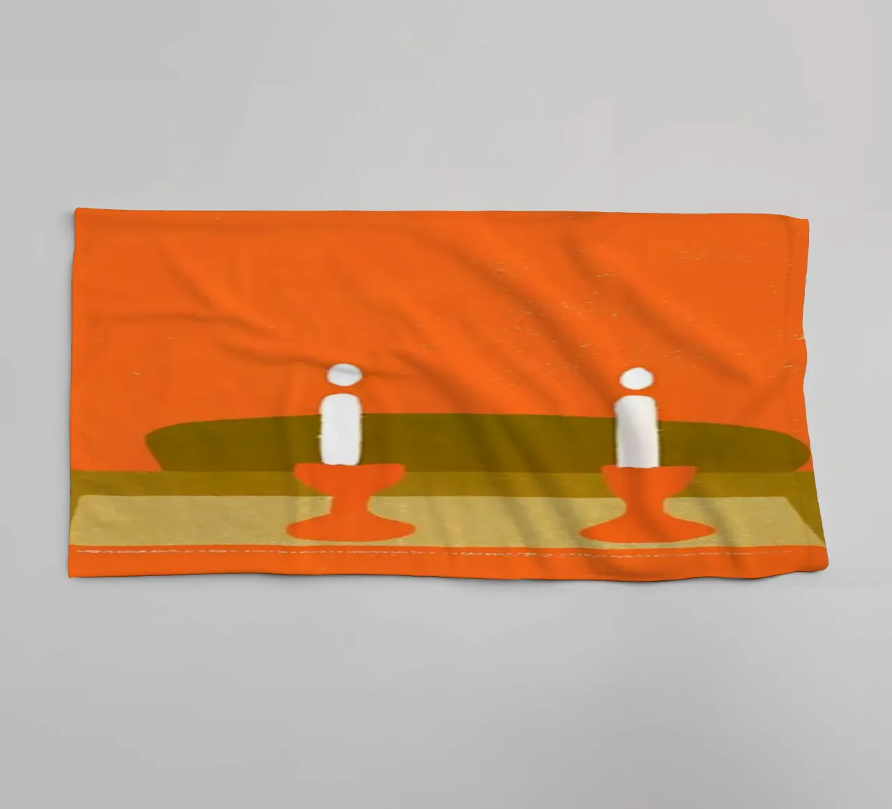 Feliz Navidad Retro Pop toalla de baño de THE LATEST SHOP