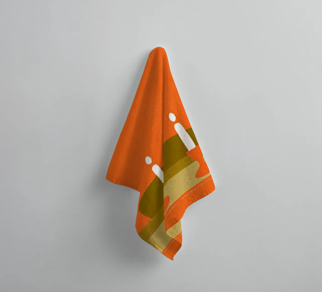 Feliz Navidad Retro Pop toalla de baño de THE LATEST SHOP
