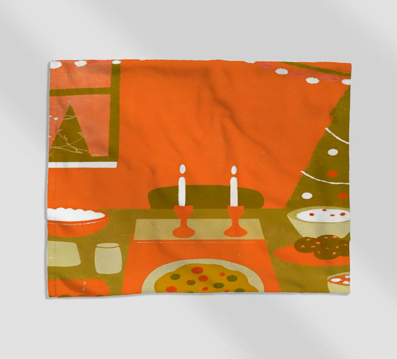 Buon Natale Retro Pop telo mare da THE LATEST SHOP
