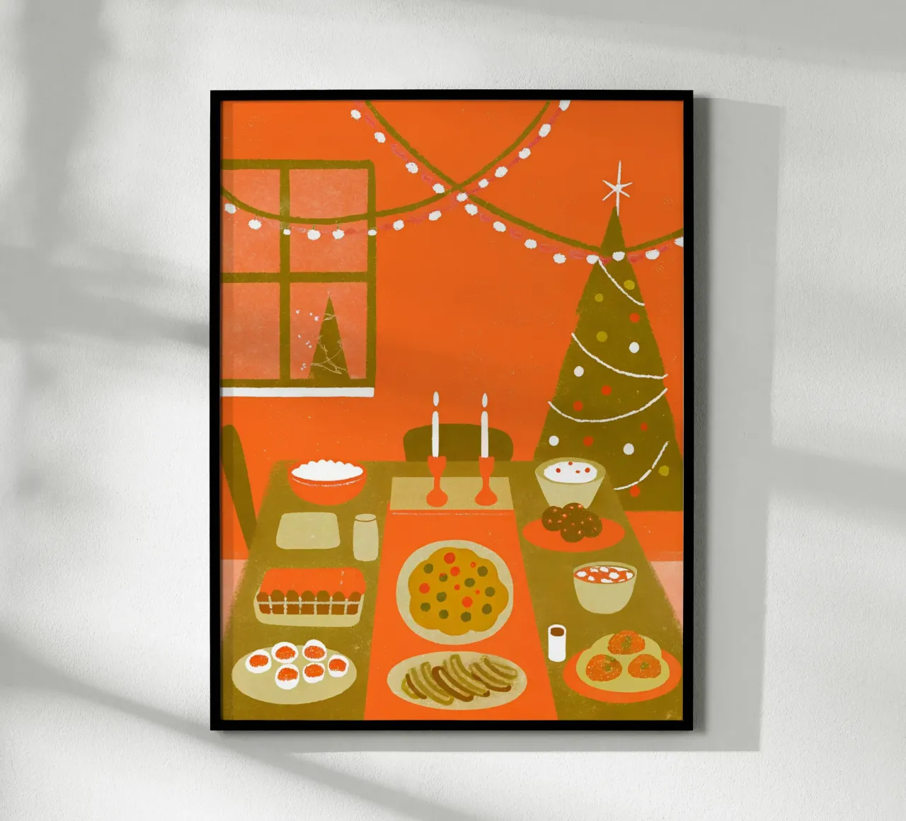 Feliz Navidad Retro Pop hahnemühle de THE LATEST SHOP