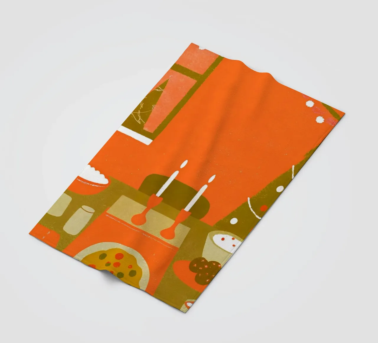 Buon Natale Retro Pop coperta in pile da THE LATEST SHOP