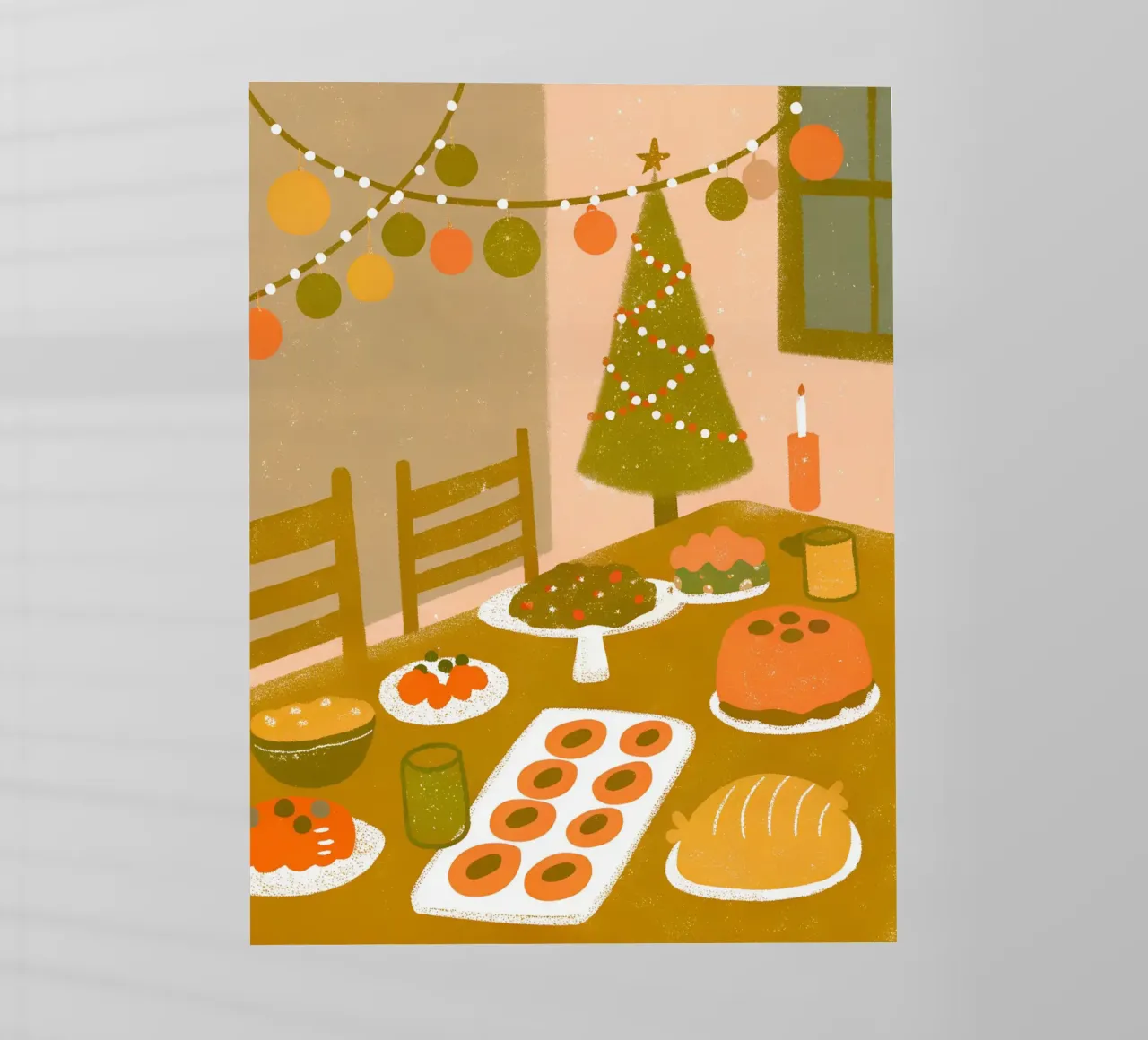 Buon Natale Retro Pop pellicola backlit da THE LATEST SHOP