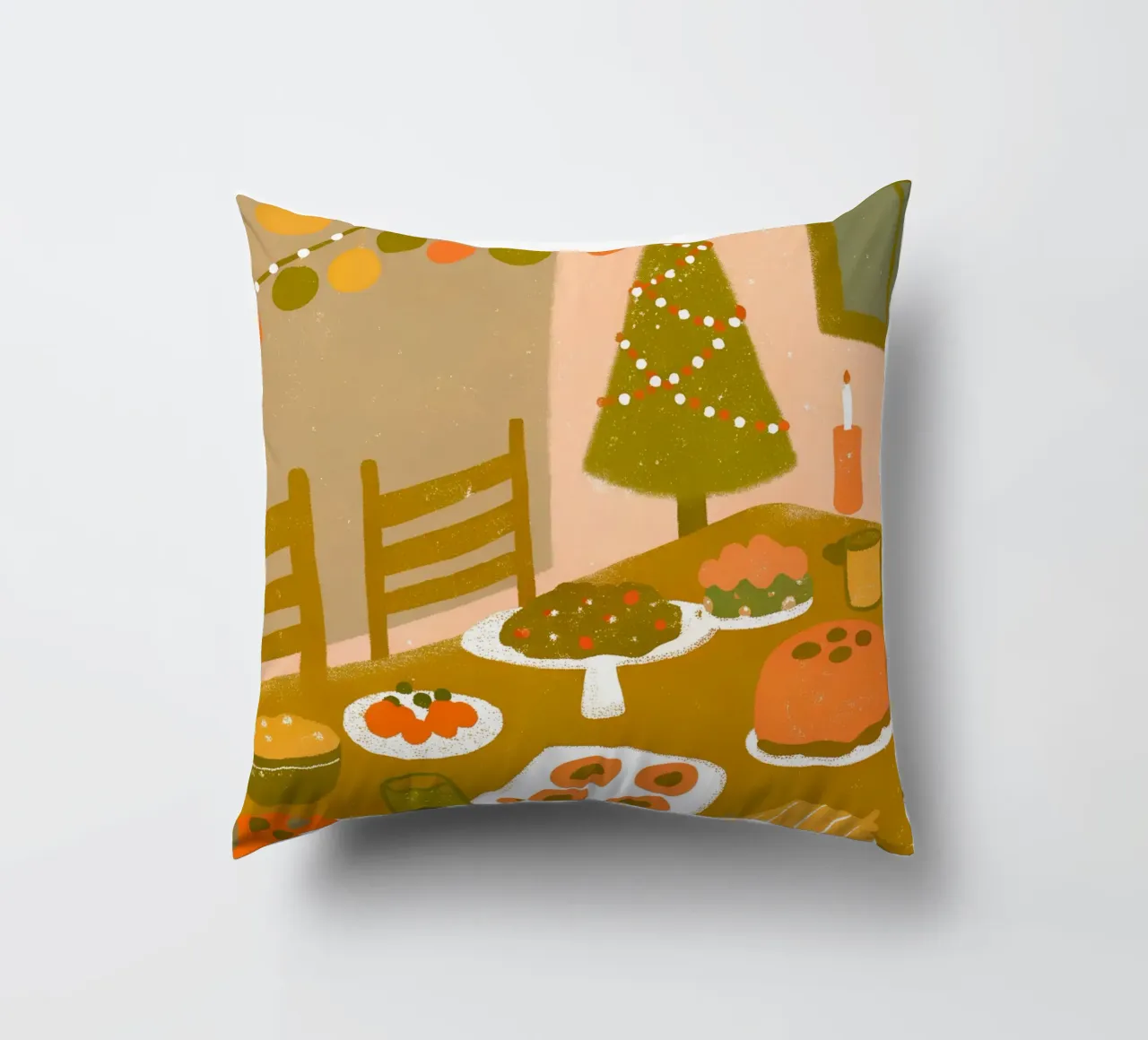 Buon Natale Retro Pop cuscino da THE LATEST SHOP
